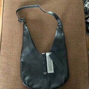 New w/ tags Halston Heritage black leather purse